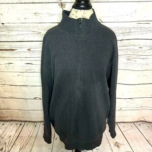 Turnbury Full Zip Cotton Jacket Gray XL